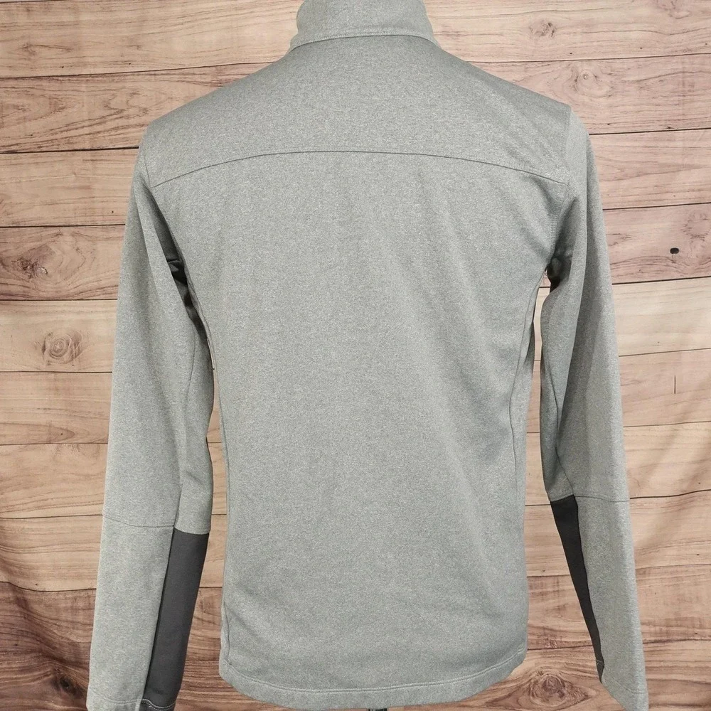 The North Face Pullover Mens M Gray 1/4 Zip Fleece Pocket Athletic Top
